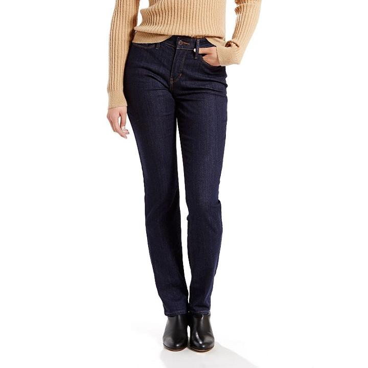 Women's Levi's&reg; 525&trade; Perfect Waist Straight-leg Jeans, Size: 10/30short, Dark Blue