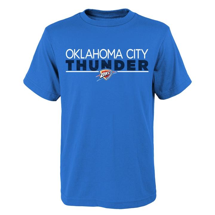 Boys 4-18 Oklahoma City Thunder Tactic Tee, Size: 12-14, Blue