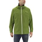 Men's Adidas Wandertag Climaproof Hooded Rain Jacket, Size: Small, Med Green