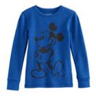Disney's Mickey Mouse Boys 4-7x Thermal Top By Jumping Beans&reg;, Size: 5, Blue