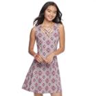 Juniors' Mudd&reg; Cross Front Dress, Teens, Size: Small, Purple