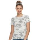 Juniors' Mudd&reg; Crewneck Short Sleeve Tee, Teens, Size: Medium, White
