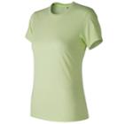 Women's New Balance Heather Tech Short Sleeve Tee, Size: Small, Med Purple