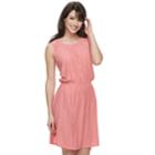 Women's Apt. 9&reg; Textured Blouson Dress, Size: Xxl, Med Pink