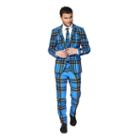 Men's Opposuits Slim-fit Braveheart Suit & Tie Set, Size: 50 - Regular, Med Blue