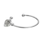 Fiora Stainless Steel Arizona Wildcats Charm Cuff Bracelet, Women's, Size: 7.5, Grey