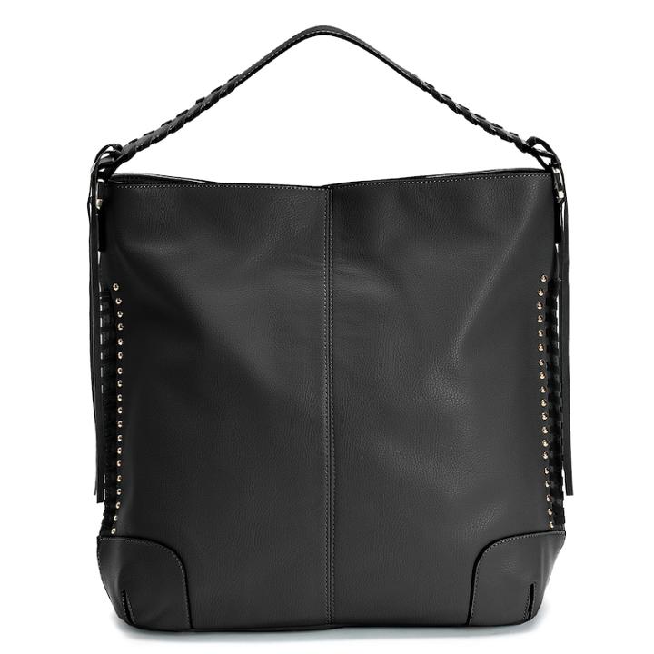 Mellow World Darcy Studded & Whipstitch Hobo, Women's, Natural