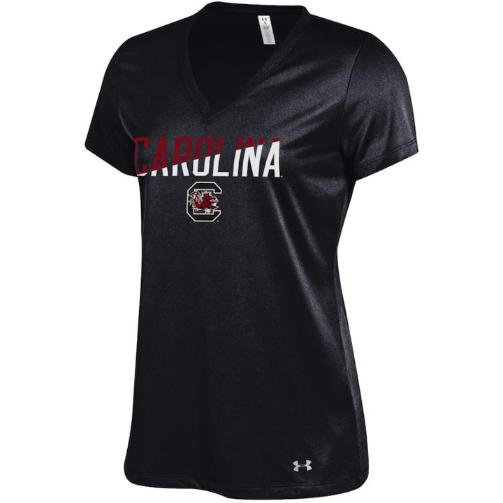 Women's Under Armour South Carolina Gamecocks Tech Tee, Size: Medium, Black