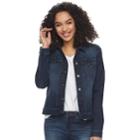 Women's Sonoma Goods For Life&trade; Jean Jacket, Size: Small, Blue (navy)