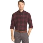 Men's Arrow Saranac Regular-fit Plaid Flannel Button-down Shirt, Size: Xl, Dark Red