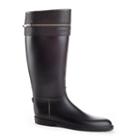 Henry Ferrera Opera Women's Water-resistant Rain Boots, Size: 6, Black