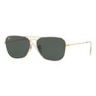 Ray-ban Rb3603 56mm Square Sunglasses, Women's, Gold