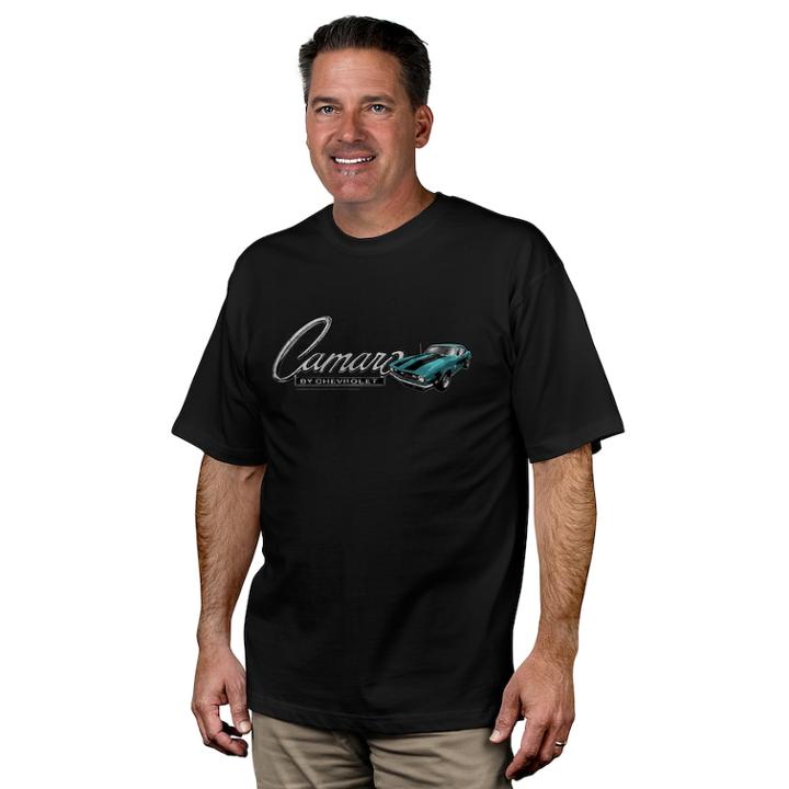 Men's Newport Blue Chevrolet Vehicle Graphic Tee, Size: Xxl, Oxford