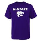 Boys' 4-18 Kansas State Wildcats Goal Line Tee, Size: 12-14, Purple
