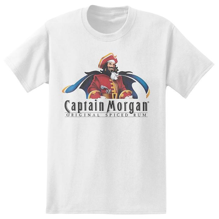 Big & Tall Captain Morgan Tee, Men's, Size: 4xb, Dark Grey
