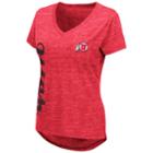 Women's Utah Utes Wordmark Tee, Size: Xxl, Brt Red