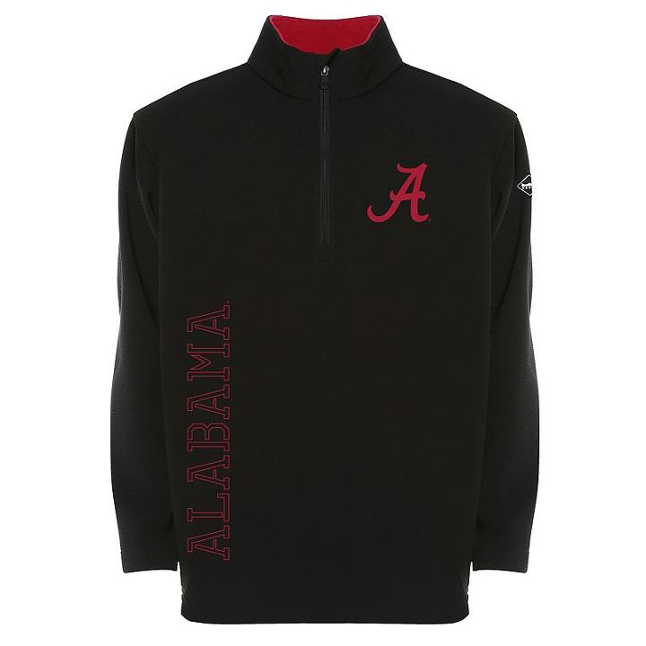 Men's Franchise Club Alabama Crimson Tide Thermatec Pullover, Size: 3xl, Black