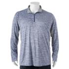 Big & Tall Champion Modern-fit Colorblock Quarter-zip Pullover, Men's, Size: 3xl Tall, Blue (navy)