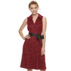 Women's Elle&trade; Lace Shirt Dress, Size: 8, Med Red