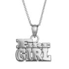 Insignia Collection Sterling Silver Fire Girl Pendant Necklace, Size: 18, Multicolor