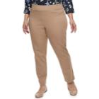 Plus Size Croft & Barrow&reg; Effortless Stretch Pull-on Pants, Women's, Size: 16w Short, Med Beige