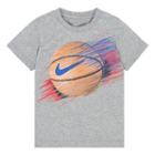 Boys 4-7 Nike Linear Basketball Graphic Tee, Boy's, Size: 5, Grey Other