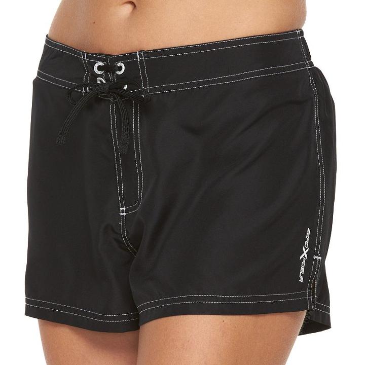 Women's Zeroxposur Solid Board Shorts, Size: 16, Ovrfl Oth