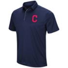Men's Under Armour Cleveland Indians Tech Polo Shirt, Size: Small, Blue (navy)