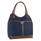Chaps Saddle Haven 16-inch Day Tote, Adult Unisex, Size: 16carryon, Blue (navy)