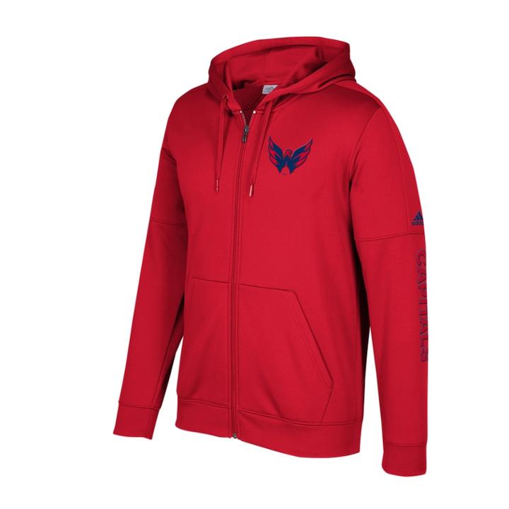 Men's Adidas Washington Capitals Passing Lanes Hoodie, Size: Large, Red
