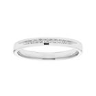 Lovemark 10k White Gold 1/10 Carat T.w. Diamond Anniversary Ring, Women's, Size: 6