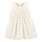 Baby Girl Oshkosh B'gosh&reg; Lace Dress, Size: 12-18 Month, White