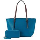 Deluxity Sara Tote With Wallet, Women's, Turquoise/blue (turq/aqua)