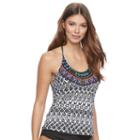 Women's Apt. 9&reg; Tribal Halterkini Top, Size: Large, Ovrfl Oth