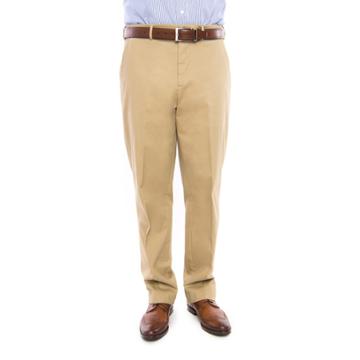 Men's Magnaclick Classic-fit Chino Pants, Size: 34x32, Beig/green (beig/khaki)