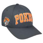 Adult Top Of The World Oklahoma State Cowboys Cool & Dry One-fit Cap, Men's, Grey (charcoal)