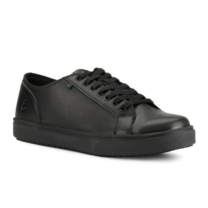 Emeril Canal Men's Leather Water-resistant Sneakers, Size: Medium (7.5), Black