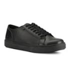 Emeril Canal Men's Leather Water-resistant Sneakers, Size: Medium (7.5), Black
