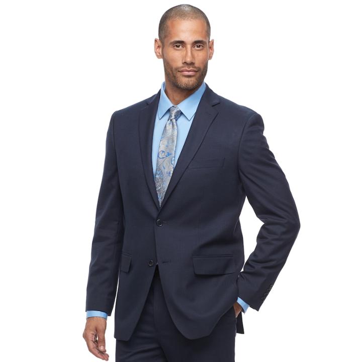 Men's Apt. 9&reg; Slim-fit Stretch Suit Jacket, Size: 38 Short, Blue (navy)