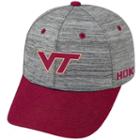 Adult Virginia Tech Hokies Backstop Snapback Cap, Men's, Med Grey