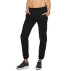 Women's Tek Gear&reg; Fleece Banded Bottom Mid-rise Sweatpants, Size: Xxl, Black