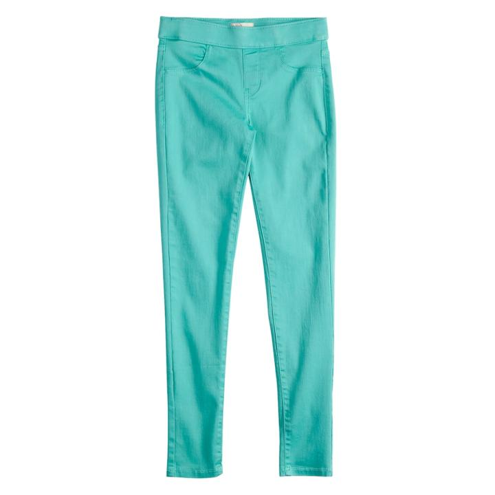 Girls 7-16 & Plus Size So&reg; Pull-on Ultimate Jeggings, Size: 7, Med Blue