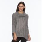 Women's Ab Studio Ribbed Cowlneck Sweater, Size: Small, Light Grey