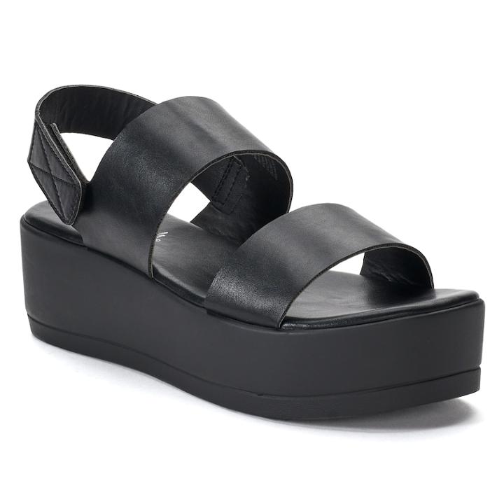 Candie's&reg; Jicama Women's Platform Sandals, Size: Medium (10), Black