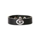 Women's Georgia Bulldogs Leather Concho Bracelet