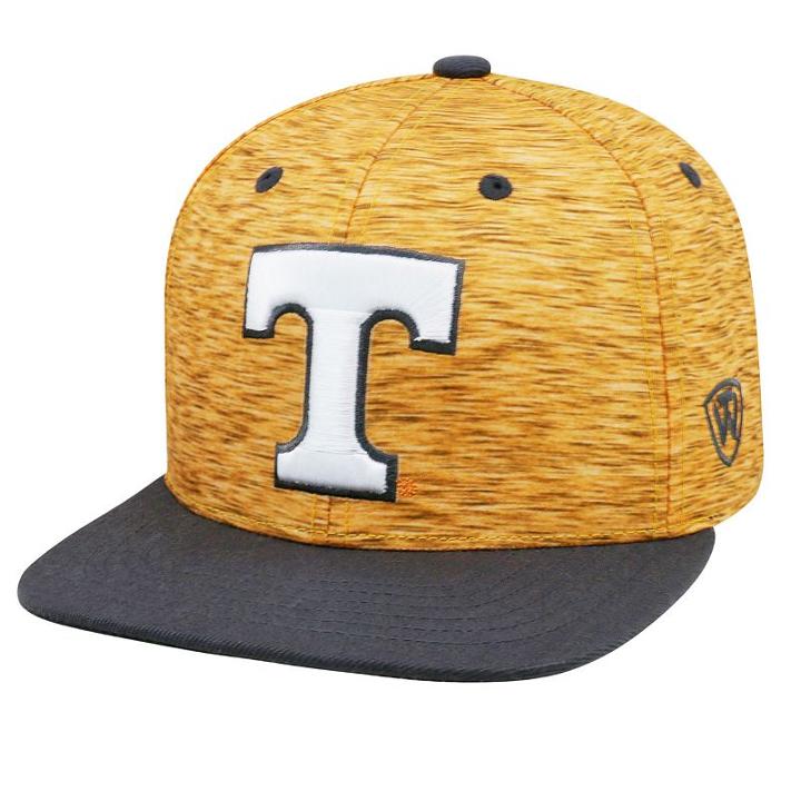 Adult Top Of The World Tennessee Volunteers Energy Snapback Cap, Men's, Lt Orange