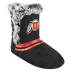 Women's Utah Utes Mid-high Faux-fur Boots, Size: Small, Black