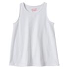 Girls 4-10 Jumping Beans&reg; Basic Slubbed Tank Top, Girl's, Size: 6, White