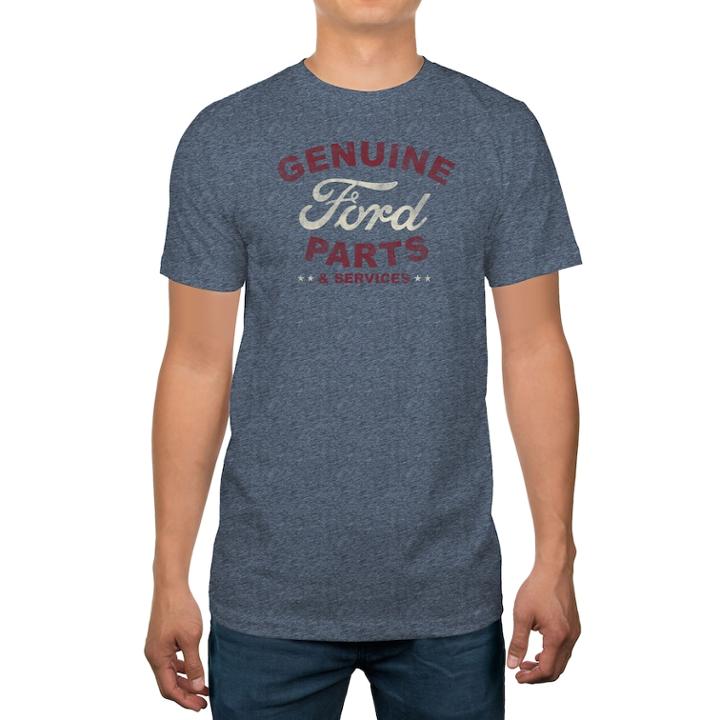 Men's Ford Genuine Parts & Services Tee, Size: Small, Blue