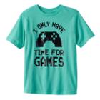 Boys 8-20 Video Game Controler Tee, Boy's, Size: Large, Green Oth